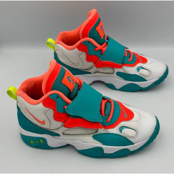 NIKE AIR MAX Speed Turf Crimson Turquoise Miami BQ9632-101 Sz 6.5 #226 main image 4
